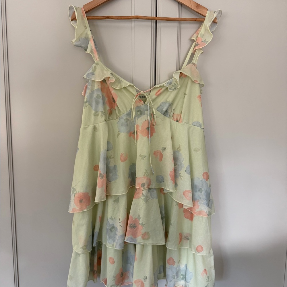 Floral Ruffle Dress